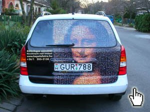 Autó dekoráció